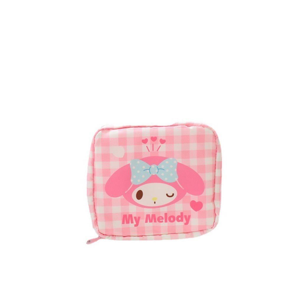 Ví Đựng Tiền Xu Mymelody Kuromi Có Khóa Kéo Hình Thỏ Dễ Thương Cho Nữ