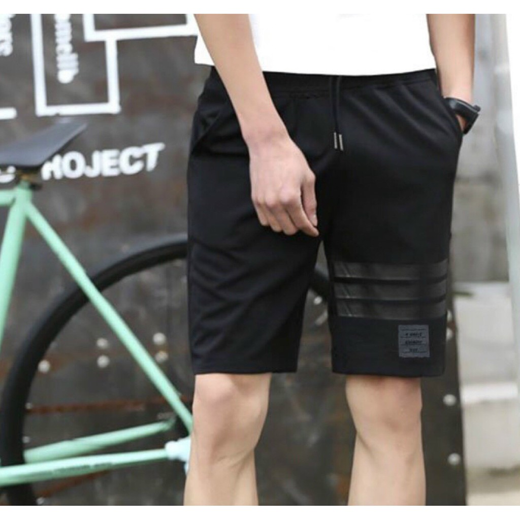 Quần short nam nữ chất vải thun poly co giãn dày dặn (SsocKT)
