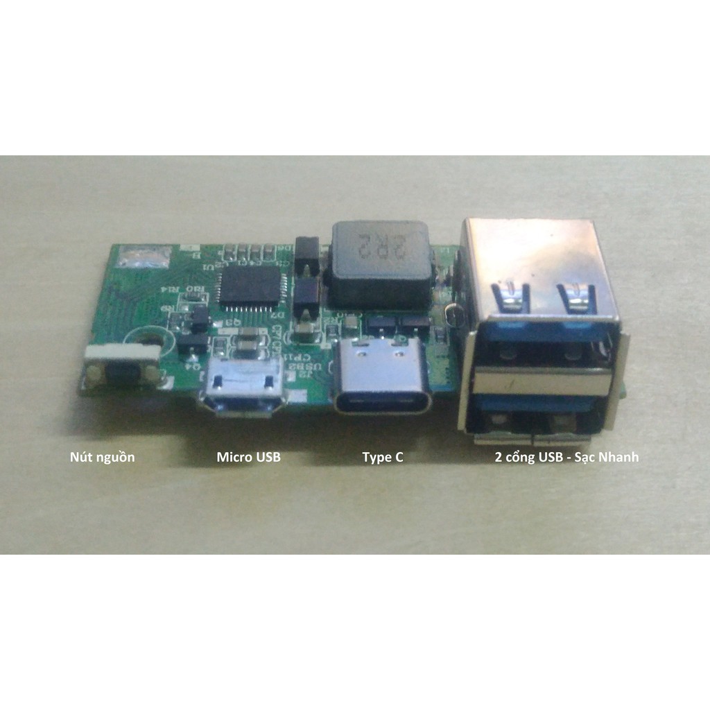 Box sạc dự phòng - 3 cell (mẫu 2)