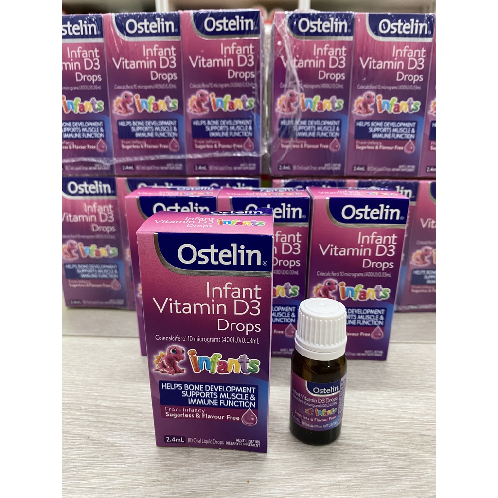 Ostelin Infant Vitamin D3 Drop dạng nhỏ giọt 2.4ml _ NHẬP ÚC ✈️✈️