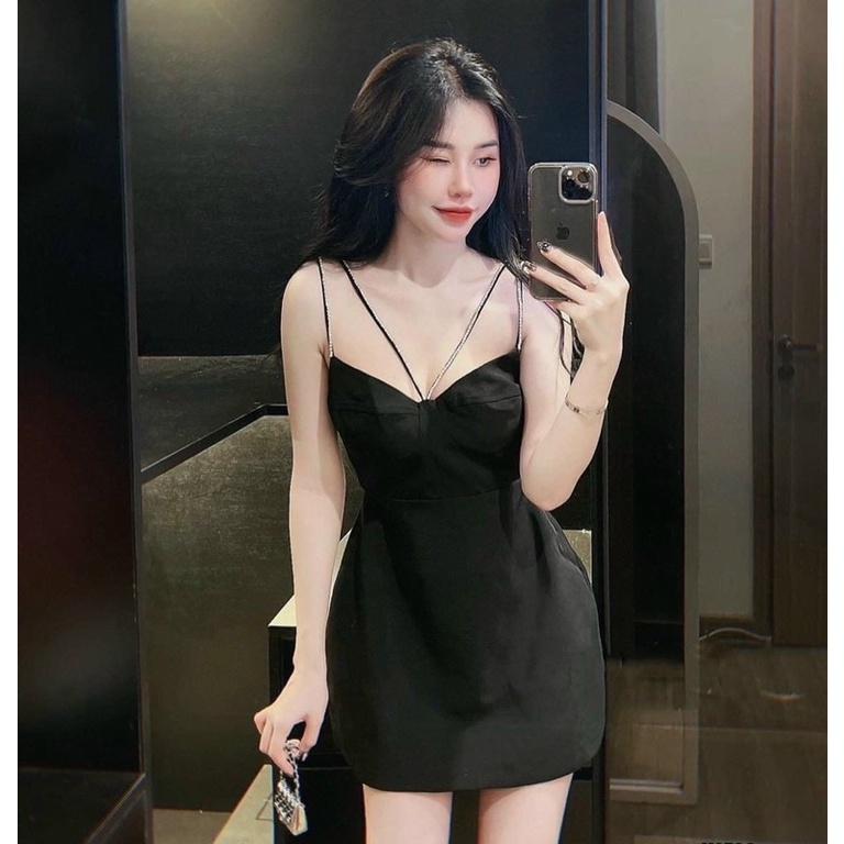 LOUISA DRESS - Váy ôm body kết đá nổi bật sang chảnh