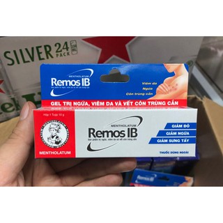 Remos IB – Gel trị ngứa, viêm da và vết côn trùng cắn 10g
