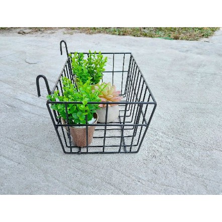 Rổ cài lưới, giỏ treo cây cảnh, mẫu số 99
