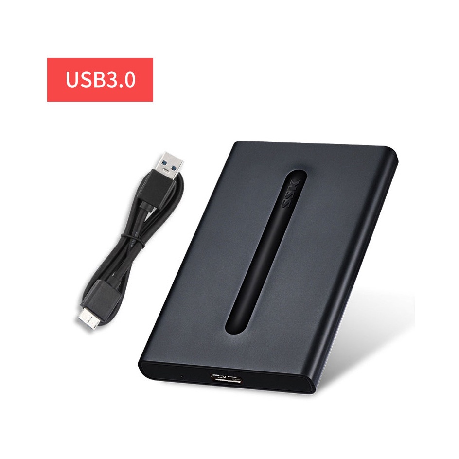 (Mới) Box Ổ Cứng Di Động - Box SATA 098 SSK 2.5 - 3.0 Có Cáp Đầy Đủ Phụ Kiện Chính Hãng Bảo Hành 12 Tháng
