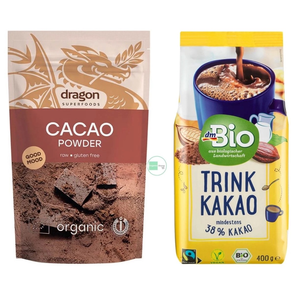 Bột cacao hữu cơ 38% 400gr - dmBio