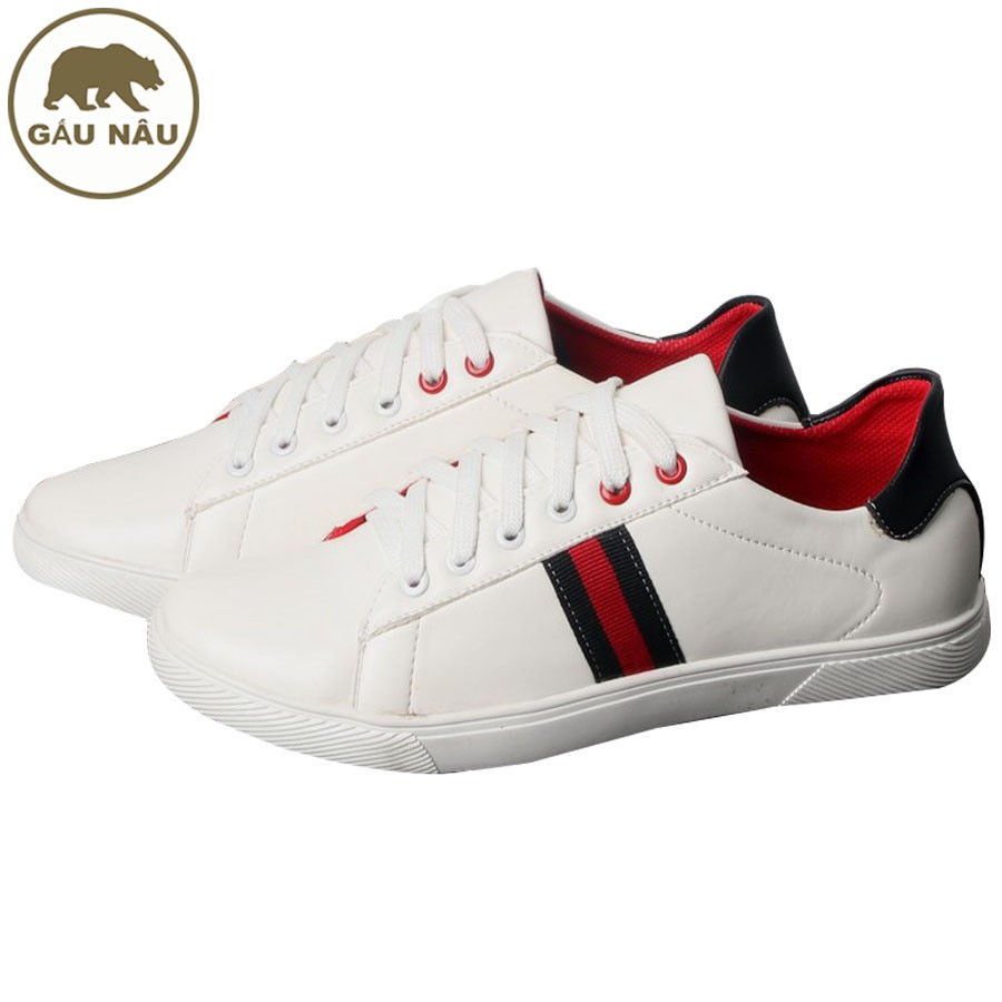 Giày sneaker trắng GN283 Gấu Nâu | BigBuy360 - bigbuy360.vn