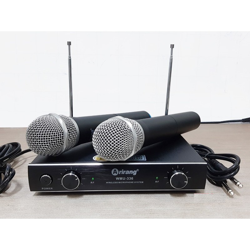 Micro karaoke không dây UHF Arirang WMU-336 Hát hay, dễ hát - Chính hãng