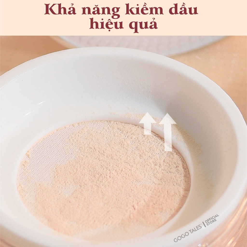 Phấn phủ kiềm dầu Gogo Tales lâu trôi nội địa trung chính hãng Phấn phủ dạng bột Chamm GT278 nâng tone tự nhiên