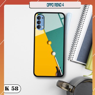 Ốp lưng kính 3D cho Oppo RENO 4