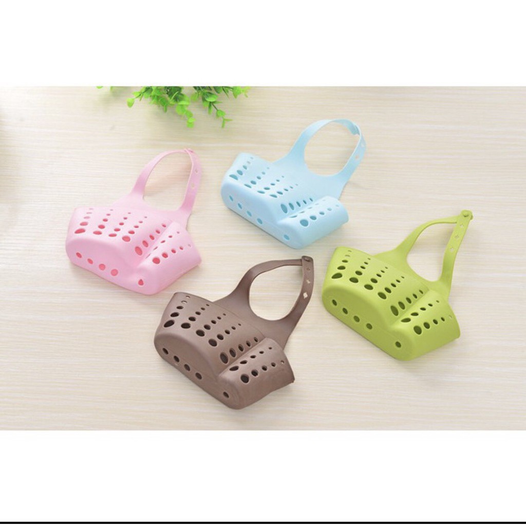 Giỏ Đựng Đa Năng, Giỏ Treo giẻ rửa bát có quai treo