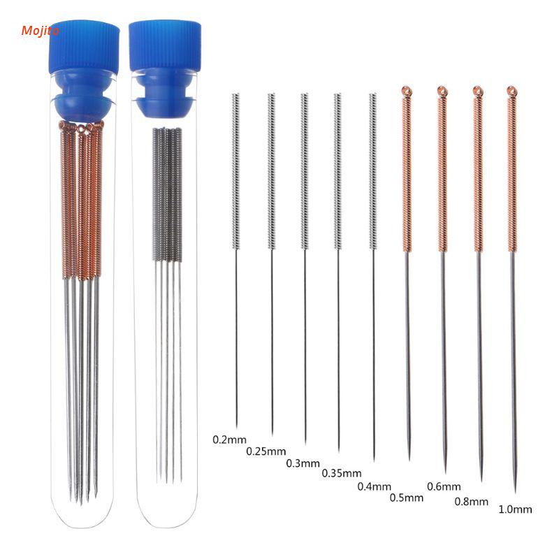 Set 5 kim vệ sinh đầu phun máy in 3D gỉ 0.2mm 0.25mm 0.3mm 0.35mm 0.4mm 0.5mm 0.6mm 0.8m 1mm