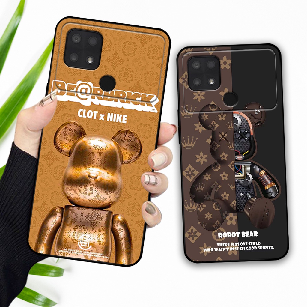 Ốp lưng Xiaomi Poco C40 in hình gấu bearbrick thời trang cao cấp.Ốp Poco C40 rẻ bền đẹp.
