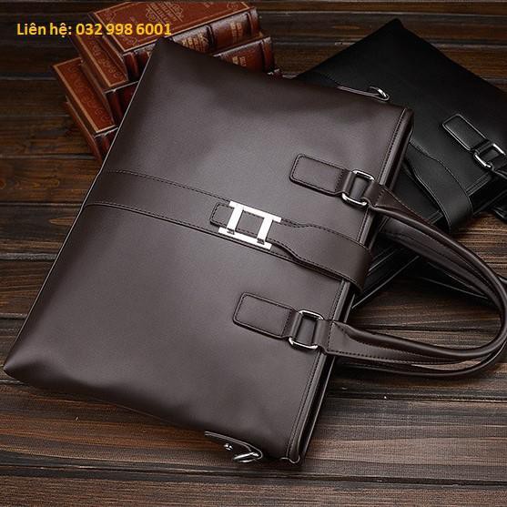 Túi xách cặp da đựng laptop công sở sang trọng 38x28x6cm | BigBuy360 - bigbuy360.vn