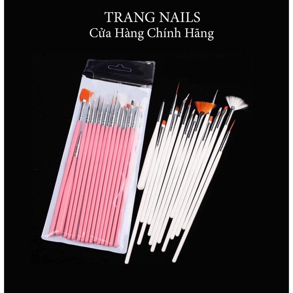 Bộ cọ vẽ móng tay 15 cây, bộ cọ 15 cây vẽ móng