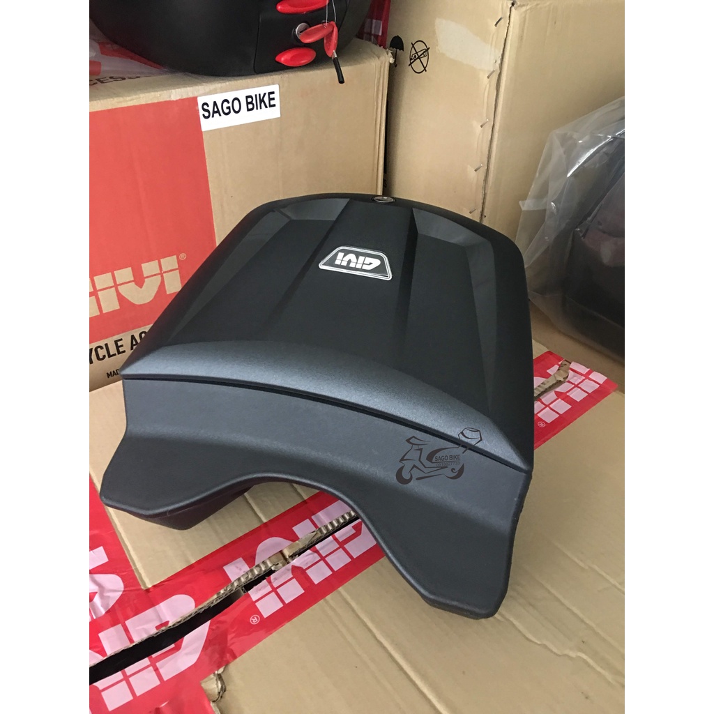 Thùng giữa Jupiter, thùng Givi G12N kèm bát gắn theo xe, hàng chính hãng, bảo hành 2 năm