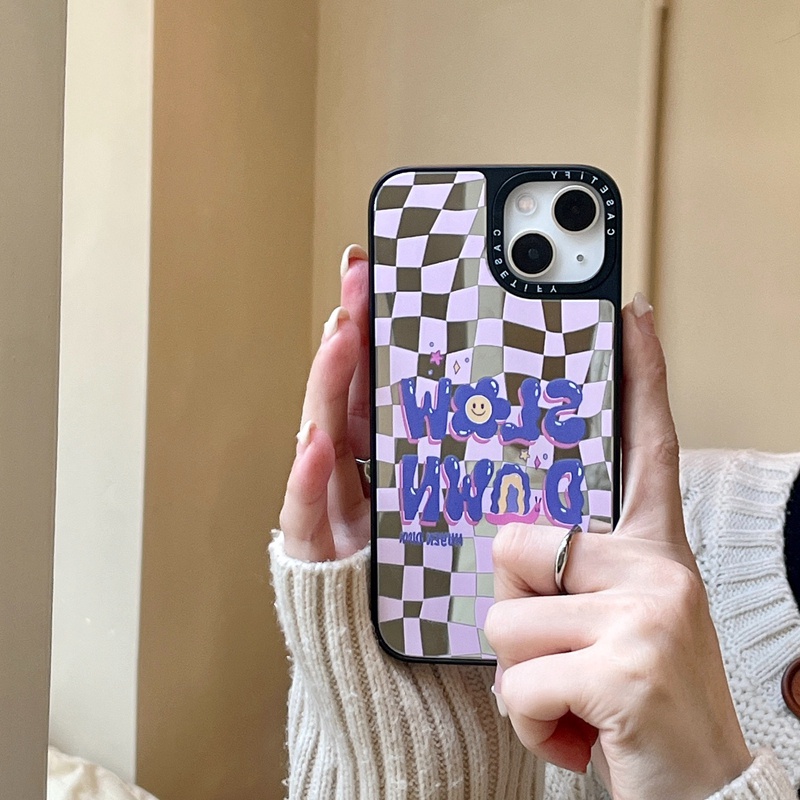 Ốp điện thoại tráng gương họa tiết hoa hoạt hình thích hợp cho For iPhone 7 8 Plus X XS XR 11 12 13 Pro Max