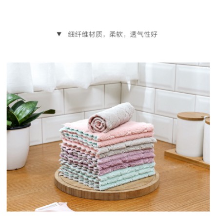 Sét 2 Khăn Lau Bếp Đa Nămg Siêu thấm Hút Hai Mặt 24*15cm