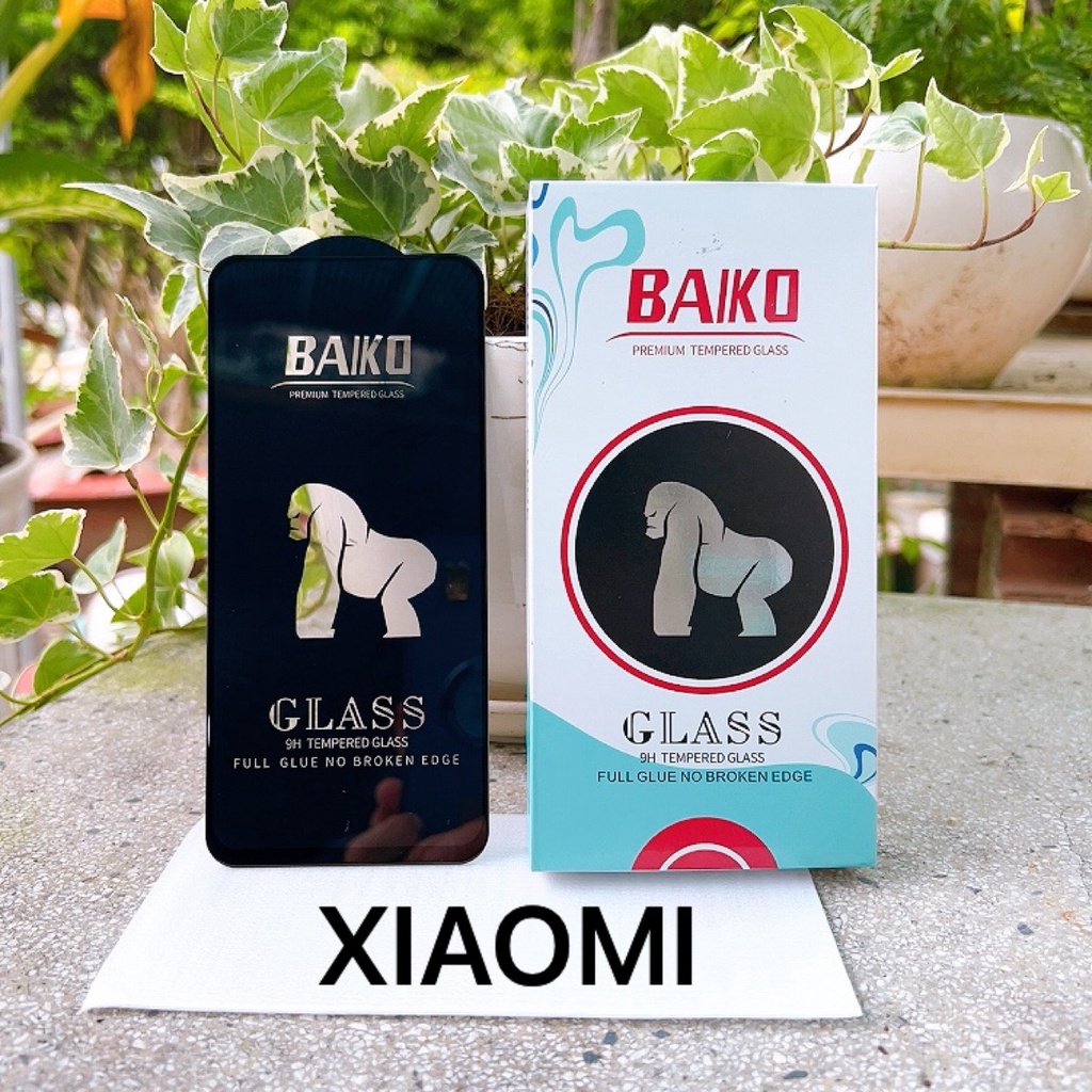 Cường Lực Full Màn - BAIKO KINGKONG Xiaomi redmi 9C/9A/9i/10A/10C/NOTE 9 S/9 PRO/10 PRO/11T PRO/11 PRO/NOTE 10S/POCO C40