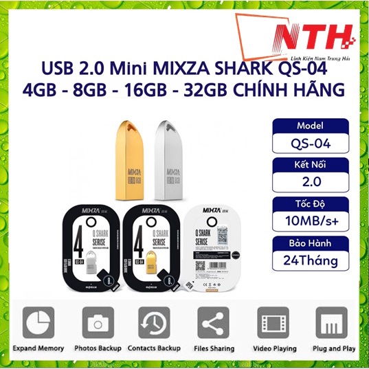 USB Mixza Q4 - Hàng Chính Hãng
