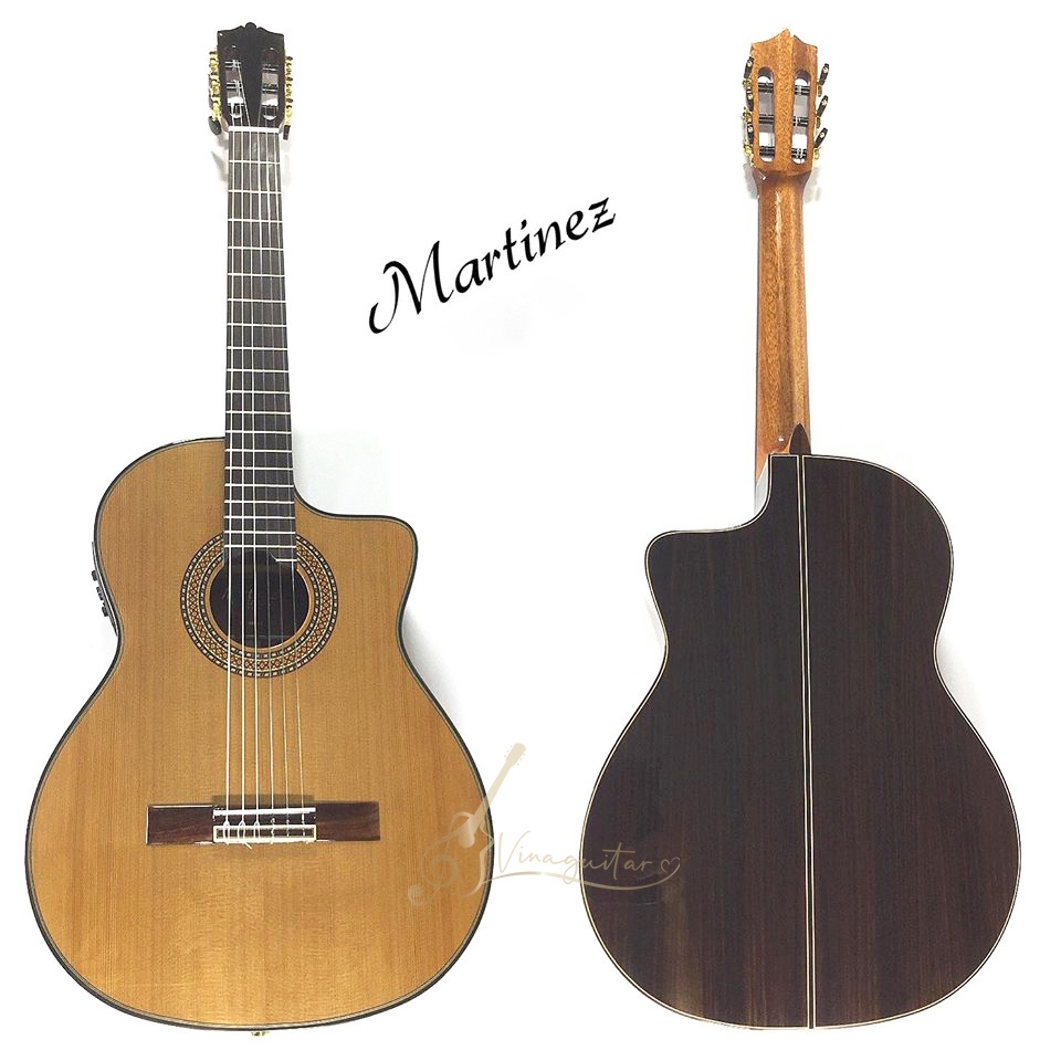 Đàn Guitar Classic Martinez MC-88C-CE Có Sẵn EQ Fishman 301 - Vinaguitar Phân Phối Chính Hãng