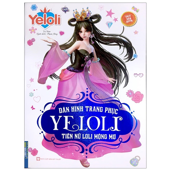 Sách - Dán Hình Trang Phục Yeloli - Tiên Nữ Loli Mộng Mơ