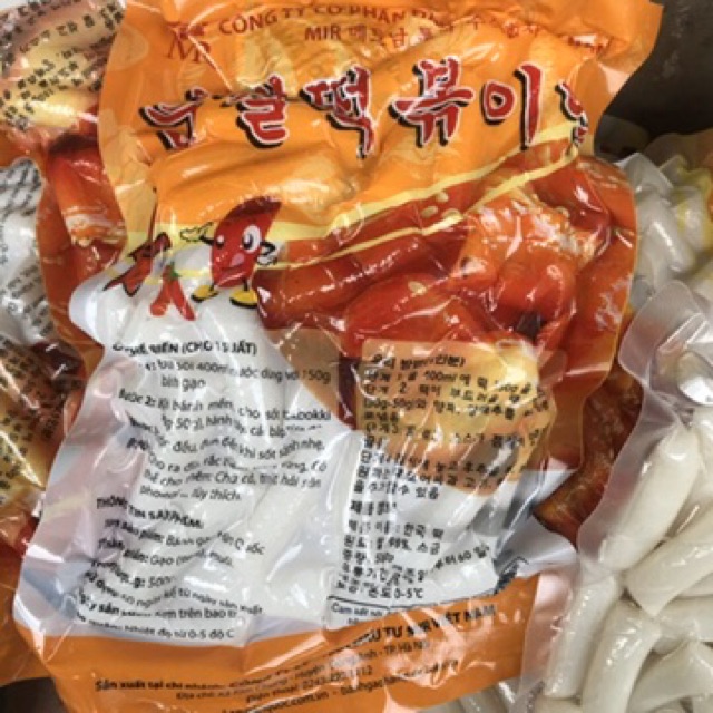 Bánh gạo tokbokki hàn quốc gói 500g | BigBuy360 - bigbuy360.vn