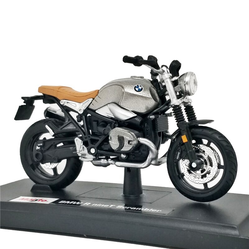 XE MÔ HÌNH MOTO Siêu xe BMW R Nine T Scrambler - MAISTO tỷ lệ 1:18