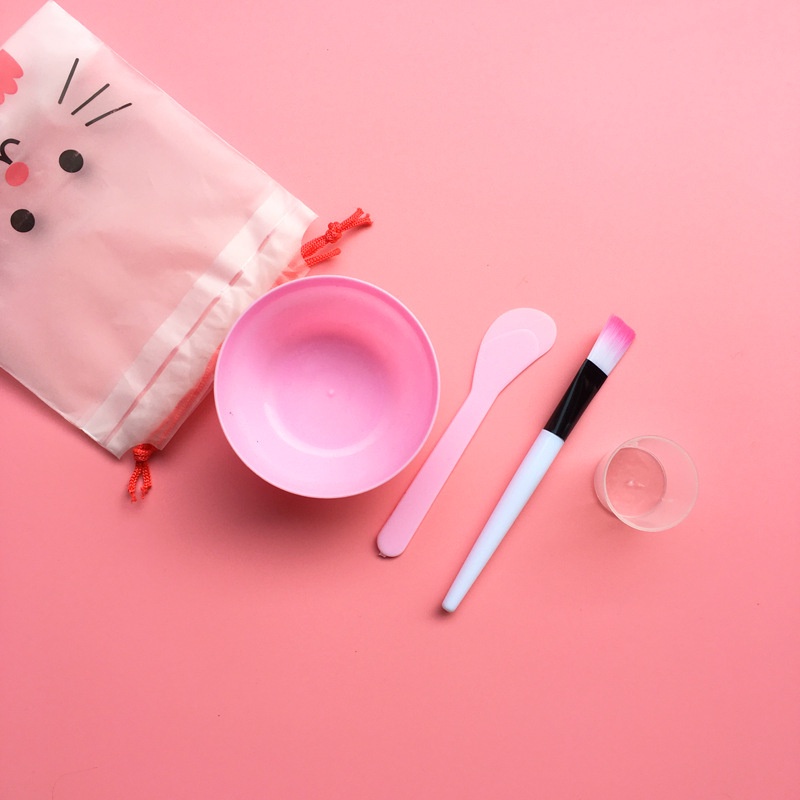 Bộ trộn mặt nạ 4 món kèm túi xinh Clovershop68