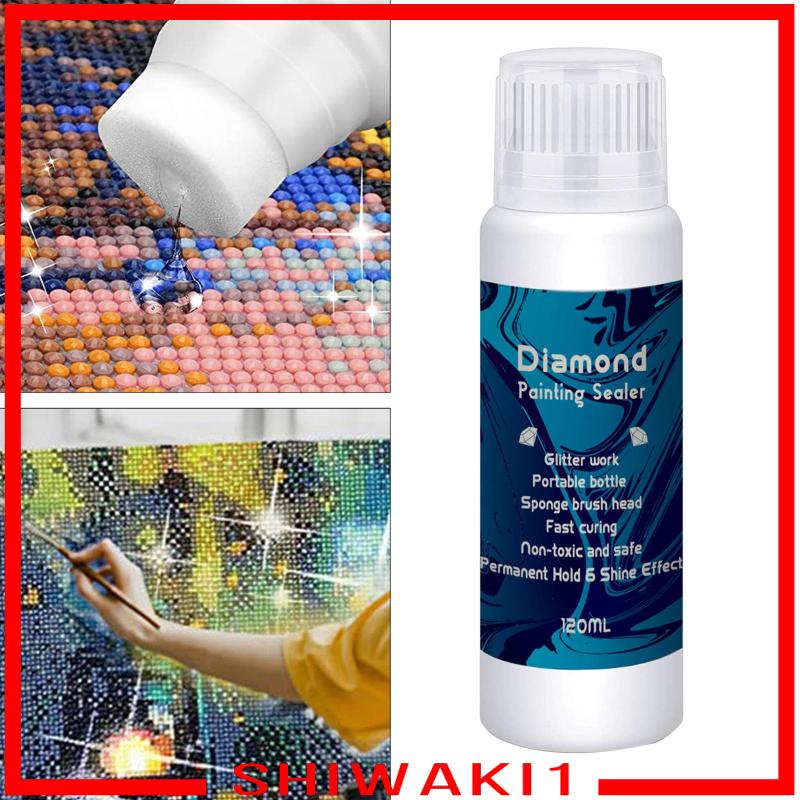 Keo Dán Tranh Đính Đá 120ml Hiệu Ứng Ánh Kim DIY