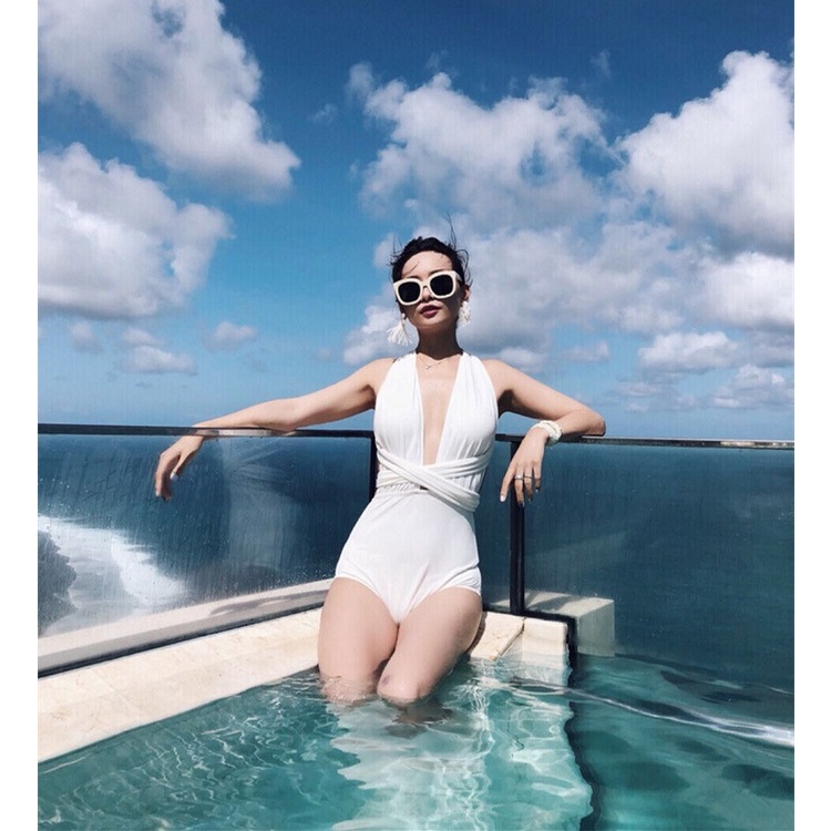 Bộ Đồ Bơi Một Mảnh Dáng Ôm Che Bụng Thời Trang Quyến Rũ Cho Nữ | BigBuy360 - bigbuy360.vn