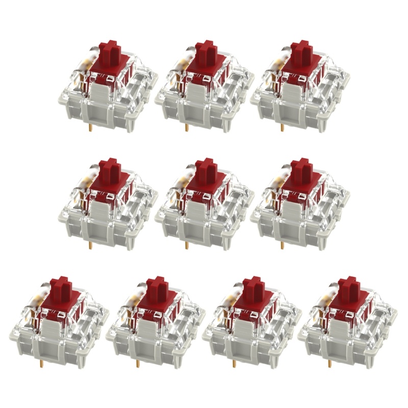 Set 10 Công Tắc Cổng G Pro 2.0 3Pin RGB Màu Bạc / Trắng / Vàng / Xanh Dương / Đen /