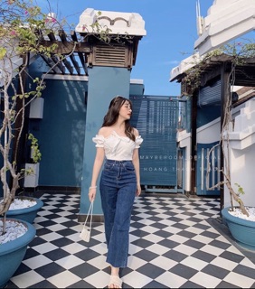QUẦN JEANS LỬNG ỐNG RỘNG