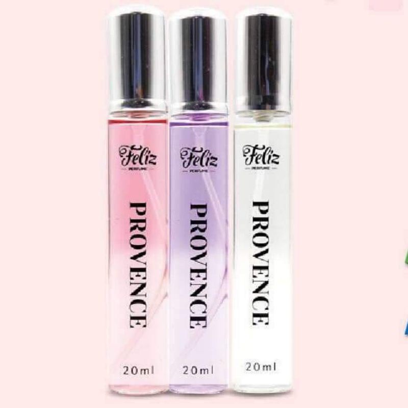 Nước hoa Feliz Perfume Provence (màu trắng, hồng, tím), chai 20ml no box, tự tin lôi cuốn đầy quyến rũ, Moon Store 9999