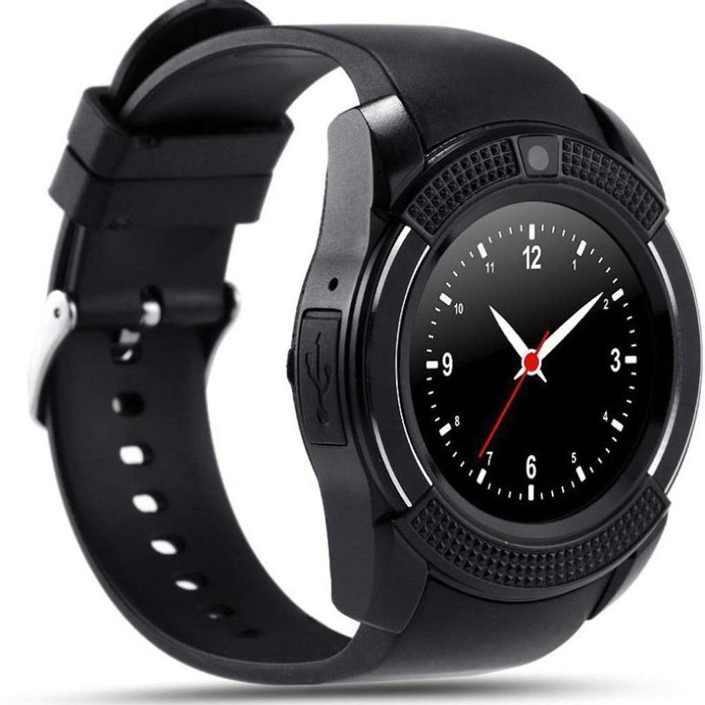 Đồng hồ Thông minh Smart Watch V8 - Hỗ trợ sim nghe/gọi - Kết nối Bluetooth Wifi - Camera.