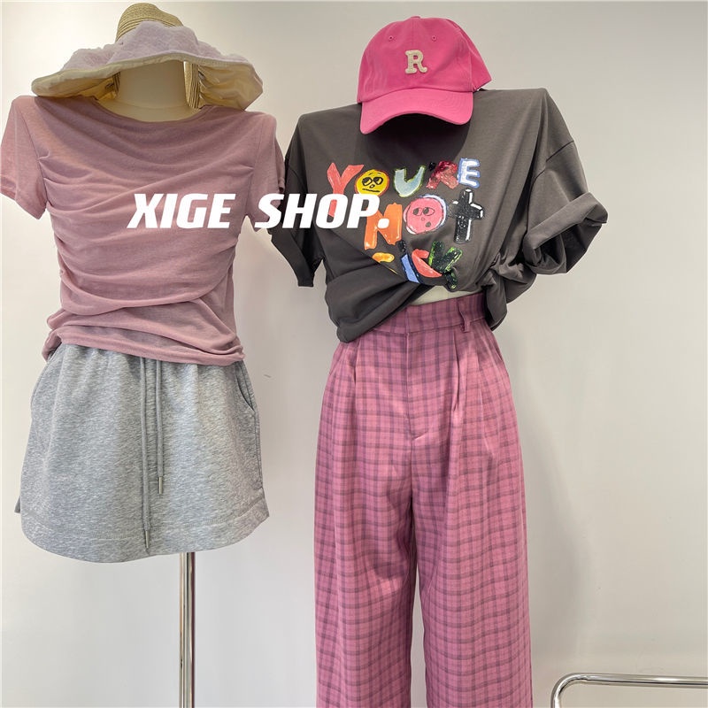 Quần short NRVP dáng rộng phong cách Hàn Quốc thời trang chất lượng cao cho nữ