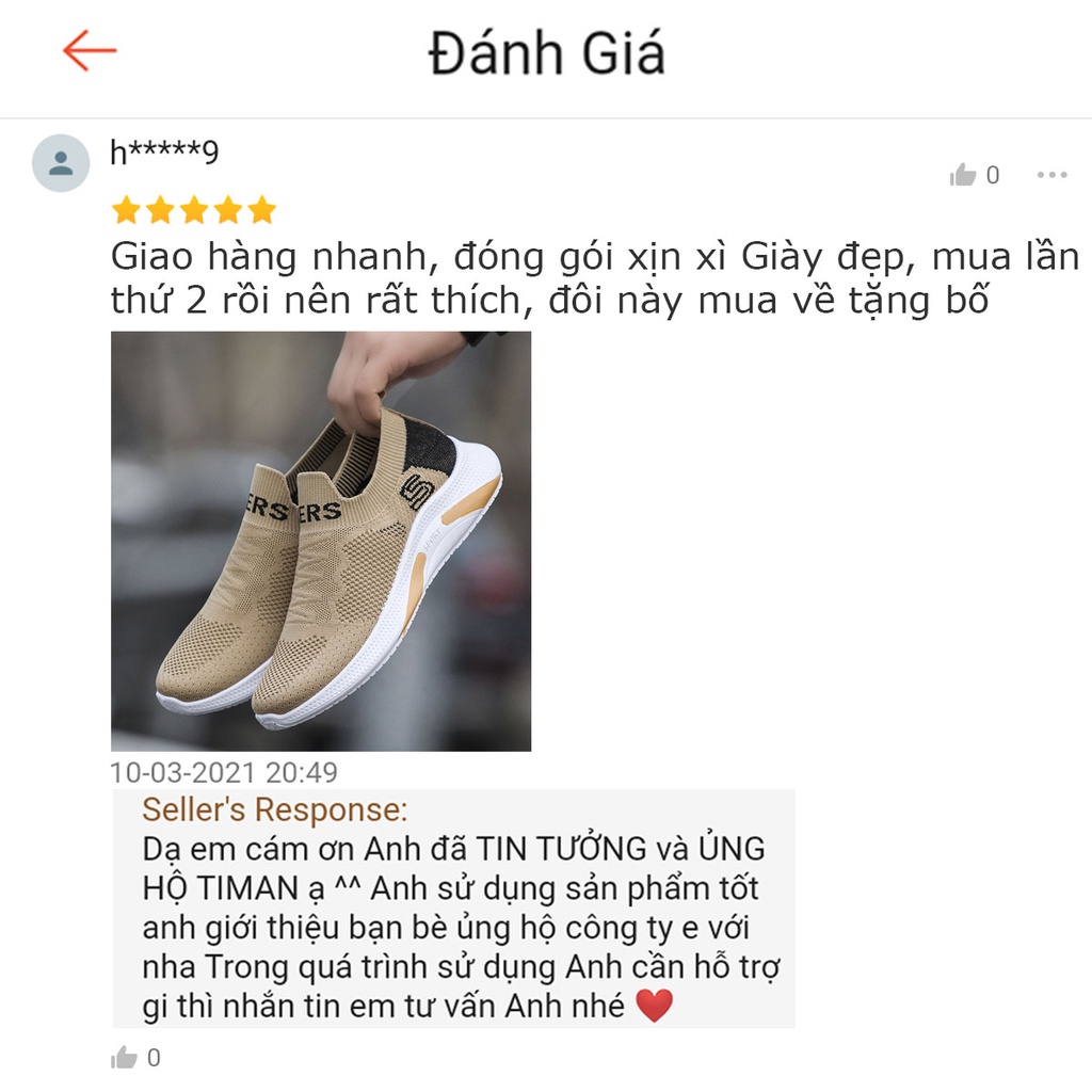 Giày thể thao nam TIMAN CT13 thời trang êm chân nam tính bền bĩ bảo hành 1 năm