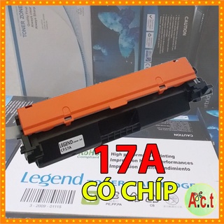 Hộp mực máy in HP laserjet Pro M102a / M102w / 102A / 102W - [17A], (đã có chíp)  mới 100%, hộp mực nạp đầy mực in.
