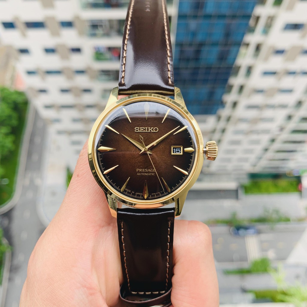 Đồng hồ nam Seiko Presage Cocktail Limited Edition SRPD36J1 - Mệnh Kim và Hỏa