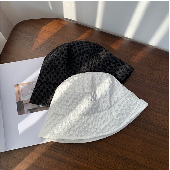 Nón bucket vải ulzzang, mũ tai bèo nữ dập vân trám che nắng thời trang độc đáo Emmer191