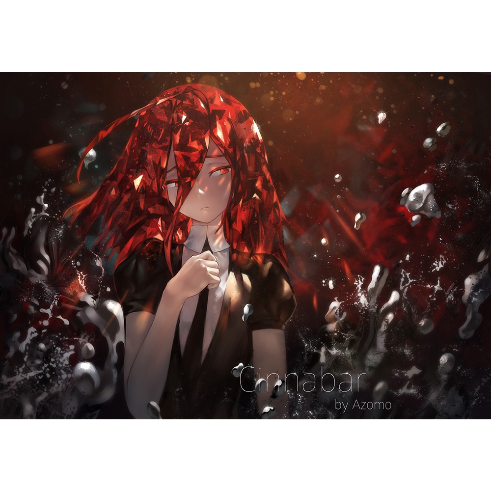 Poster A3 dán tường Anime, decal 30x42 trang trí có keo Houseki no Kuni Wallpapers 1