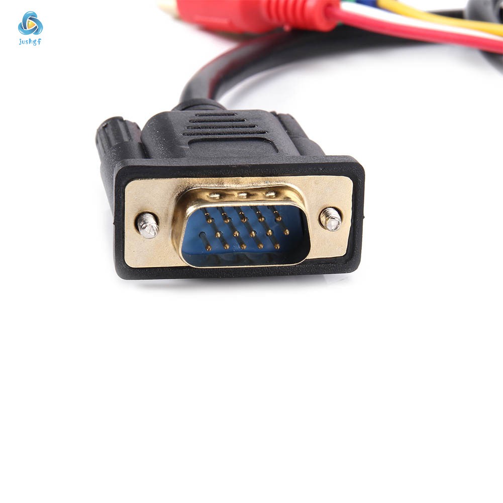 Cáp chuyển đổi 1.5m VGA sang 3 RCA chuyên dùng cho tv / pc / laptop