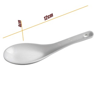 Thìa sứ có lỗ treo kt 12x4cm