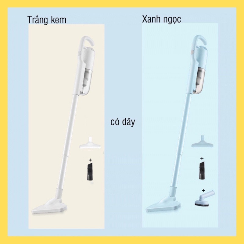 [MÀU XANH 3 ĐẦU HÚT] Máy hút bụi cầm tay BEAR XCQ-B04A1, Máy hút bụi giường nệm, sofa, công suất 400W, lực hút 10000Pa