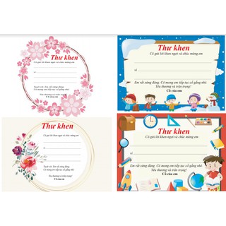 Thư khen mini A6 (80 thư/set)