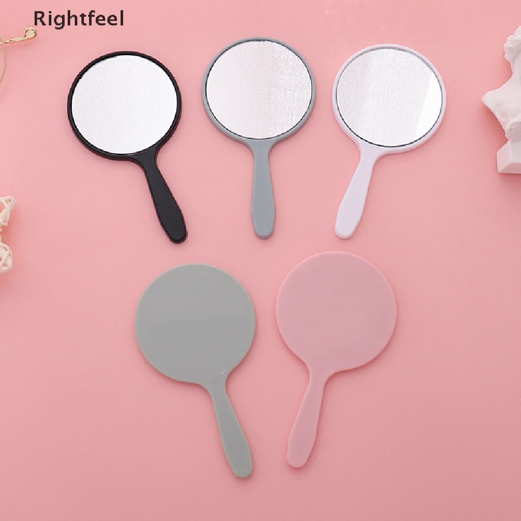 Gương Trang Điểm Cầm Tay Hình Tròn