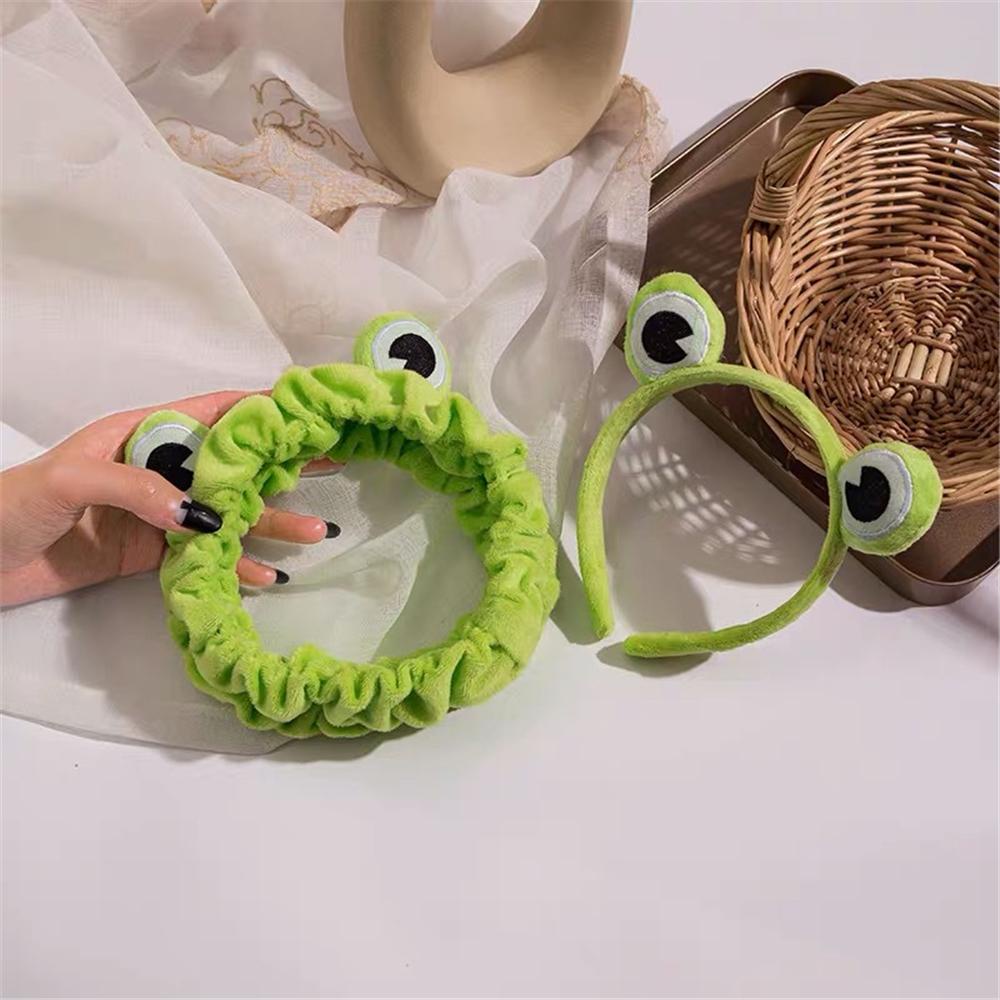 Băng Đô Rửa Mặt Bằng Lông Cừu San Hô Bản Rộng Dễ Thương