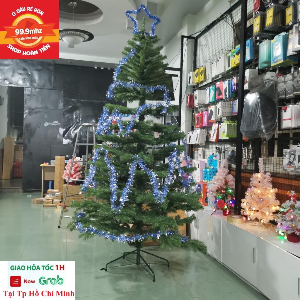 Cây Thông Noel 2m4 Cao Cấp Kèm Phụ Kiện Trang Trí Noel, Cây Thông Hàng Việt Nam Chất Lượng Cao