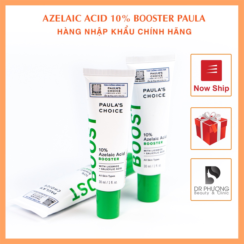 [CHÍNH HÃNG] Gel giảm mụn và làm mờ vết thâm Paula's Choice 10% Azelaic Acid Booster (30ml)