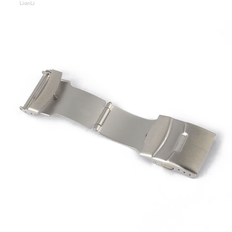 Dây đeo đồng hồ gấp gọn 12 / 14 / 16 / 18 / 20 / 22 / 24mm kèm khóa