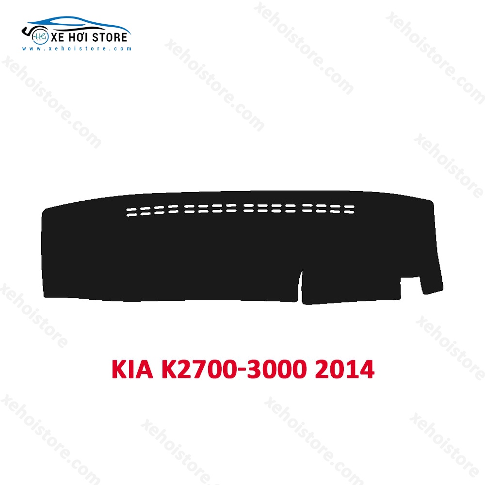 Thảm Taplo dành cho xe Kia K2700-3000 2014 chất liệu nhung, da carbon, da vân gỗ